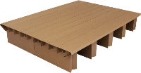 Kartonbett 165cm
